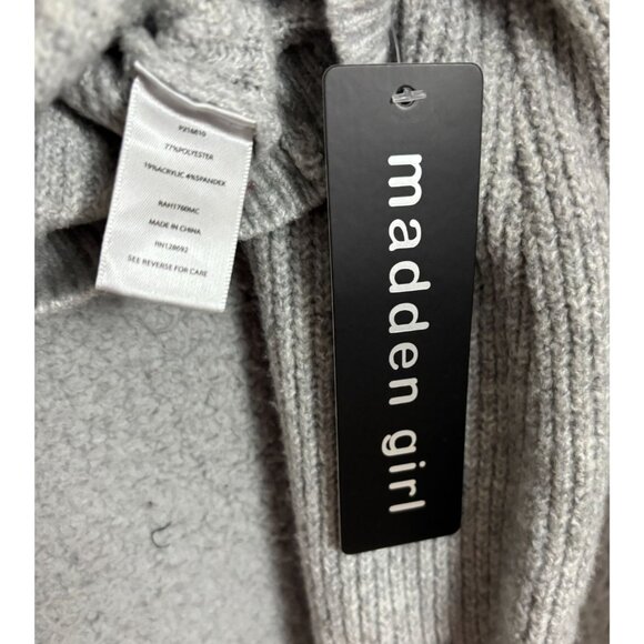 Madden Girl Women's Juniors' Bling Bow Long-Sleeve Ribbed Cardigan Large NWT's. - Picture 6 of 8